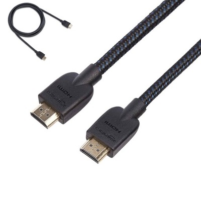 AMAZON KABEL HDMI NA HDMI 4K 18 Gb/s WYSOKA JAKOŚĆ AUDIO-WIDEO 4,6 m