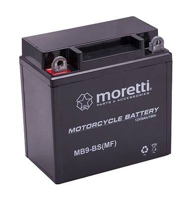 BATERÍA MORETTI AGM (GEL) MB9-BS CB9-B YB9  