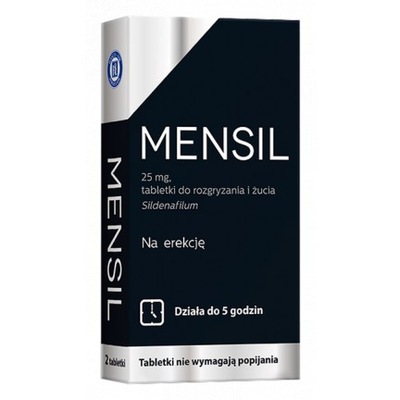 Mensil 25 mg, 2 tabletki erekcja potencja