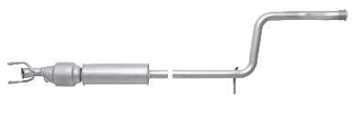 Катализатор citroen c4 picasso 2.0 euro 4 1731na фото №1