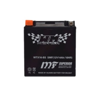 AKUMULIATORIUS WTX16-BS ( YTX16-BS ) 12 VOLT SMF 