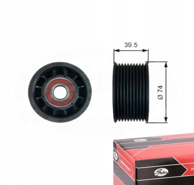 Ролик направляющая направляющая ремень клиновой do volvo fm ii 330 370 фото №1