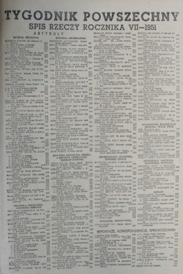 Tygodnik Powszechny Nr 1 do 52