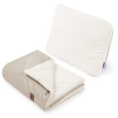 ZESTAW DO WÓZKA PODUSZKA I KOCYK PLUSZ VELVET