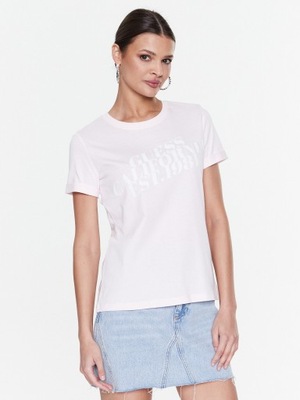 GUESS T-Shirt Aurelia W3RI26 JA914 Różowy Regular Fit