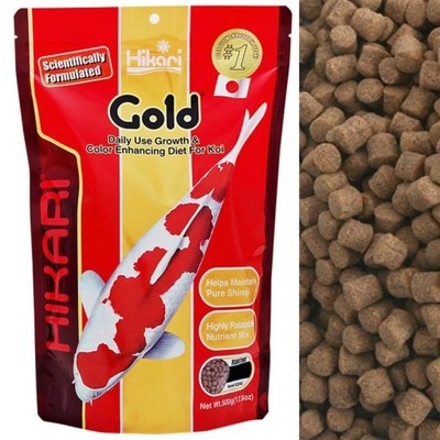 HIKARI KOI GOLD MEDIUM 500G Wybarwiający pokarm