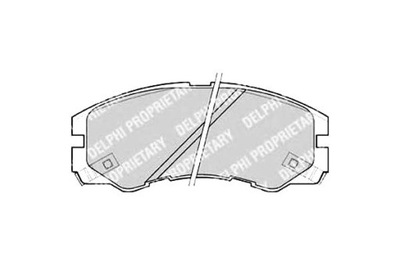 ZAPATAS DE FRENADO OPEL FRONTERA 98- DELPHI HAM  