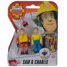 Strażak Sam 2 figurki, Sam &Charlie