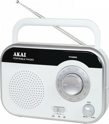 PRZENOŚNE RADIO ANALOGOWE AKAI PR003A-410W