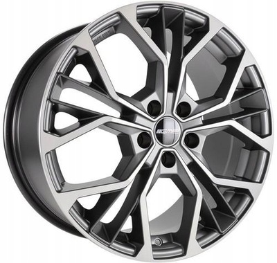 GMP MATISSE 7.0X17 5X108 ET40/63.4 SZARY/POLER