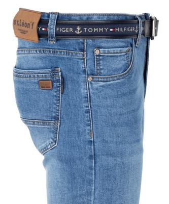 Spodnie jeansy W42 niebieskie dżinsy