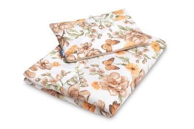 KOMPLET VELVET DO ŁÓŻECZKA SKWER BEŻOWY