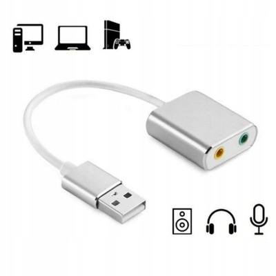 Karta dźwiękowa zewnętrzna Karta dźwiękowa USB