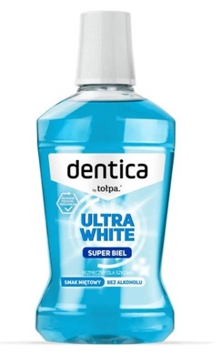 TOŁPA Dentica Ultra White Płyn do płukania jamy ustnej wybielający miętowy