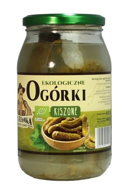 OGÓRKI KISZONE BIO 820 g - OD ZENKA TRADYCYJNIE