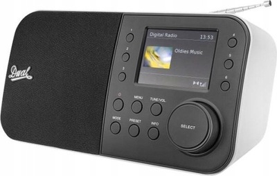 STYLOWE RADIO CYFROWE DUAL DAB55 DAB+ FM kolorowy TFT