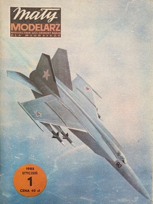 Mały Modelarz 1/1985 samolot MIG-25