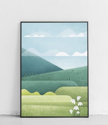 Bieszczady - plakat 40 x 50 cm