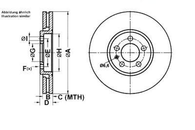 Тормозные диски тормозные 2szt. vw golf iii passat vento 1. фото №1