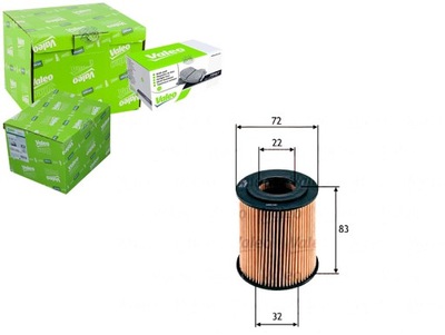 ФИЛЬТР МАСЛА VALEO