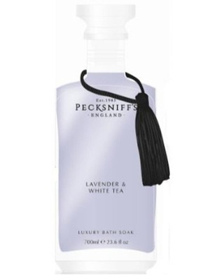 Pecksniffs Bath Luxury Lavender&White szklana bute