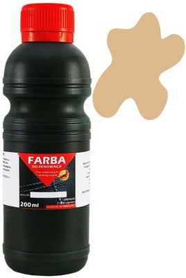 FARBA DO RENOWACJI SKÓRY SKÓR BEŻOWY 200ml