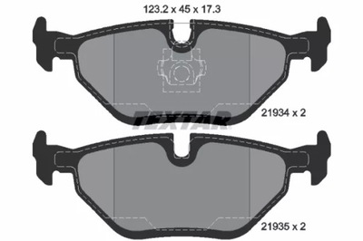 2193402 КОЛОДКИ HAM. BMW 3 E46 ROVER 75