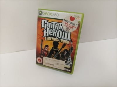 Gra Xbox 360 GUITAR HERO III LEGENDS OF ROCK