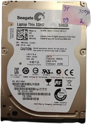 Dysk twardy SEAGATE ST500LM000 500 GB SATA III