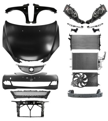 Mazda 3 хэтчбек 06-09 капот бампер крыло pas фото №1