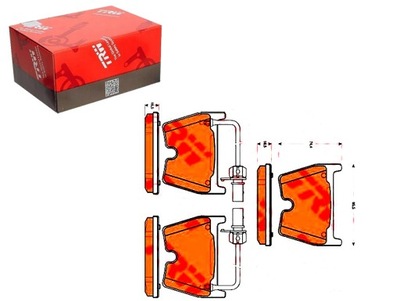 TRW ZAPATAS DE FRENADO AUDI P. A4/A5/R8 4,2-5,2 QUATTRO 05-15  