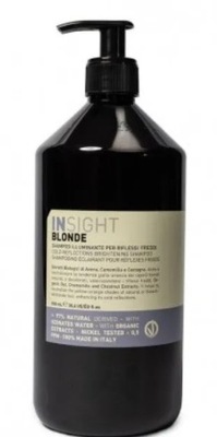 INSIGHT BLONDE Szampon do włosów blond z pigmentem 900 ml