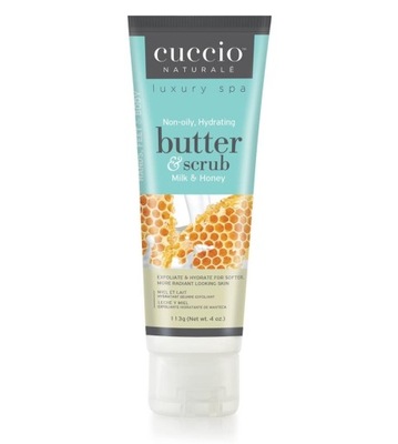 Cuccio Butter&Scrub masło z peelingiem mleko i