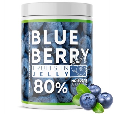 FRUŻELINA BEZ CUKRU JAGODOWA BLUEBERRY Owoce w żelu Fruits in Jelli 1kg