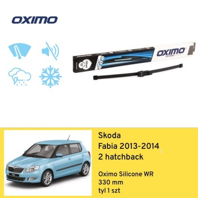 WIPER BLADE ON REAR FOR SKODA FABIA 2 HATCHBACK (2013-2014) OXIMO  