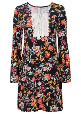 SUKIENKA Z SZYDEŁKOWĄ WSTAWKĄ DW3 36