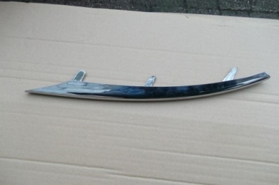 Молдинг хром бампера левая vw touareg lift 7p6 оригинал фото №1