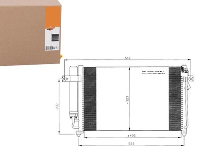 Nrf 35476 конденсатор, кондиционер фото №1