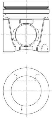 KOLBENSCHMIDT 40276600 PISTÓN  