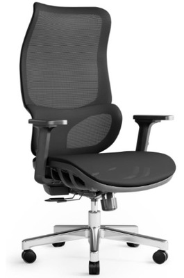 Krzesło biurowe siatkowe Ergonomiczne wysokie oparcie podparcie A919-1 POW