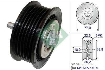 ROLLO PROPULSOR PK INA 532 0700 10 532070010  