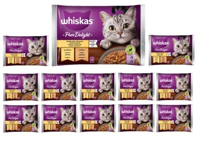 WHISKAS Adult Drobiowe Frykasy w Galaretce 52x85g