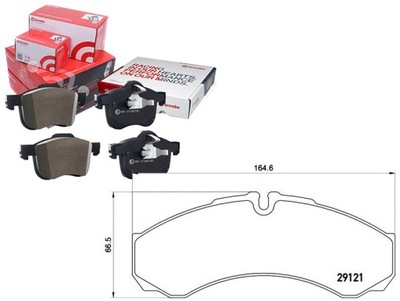 ASSORTIMENT DE SABOTS DE FREIN DE FREIN BREMBO 2996535 2995633 - milautoparts-fr.ukrlive.com