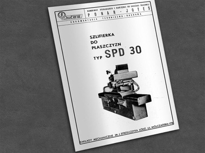 Instrukcja DTR: Szlifierka SPD 30, SPD-30.