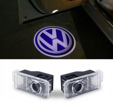 VW PASSAT B5 FL PHAETON PROJEKTORIUS LED LOGO DURYS 