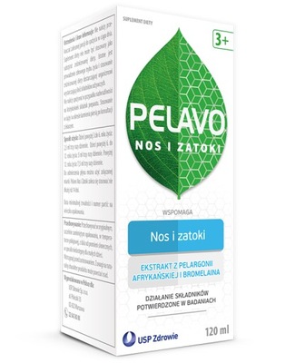 Pelavo Nos i Zatoki Syrop 120ml 3+
