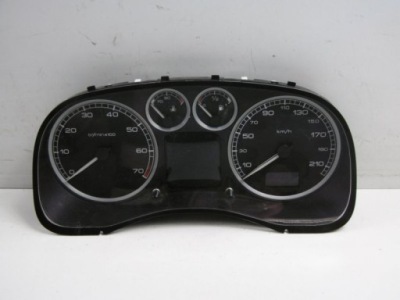 Peugeot 307 счетчик приборы 1,4b p9645768480e фото №1