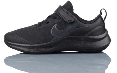 BUTY DZIECIĘCE NIKE STAR RUNNER 3 PSV CZARNE-27,5