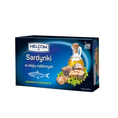 Sardynki w oleju słonecznikowym 125g Helcom