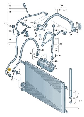 ŚRUBA IMBUSOWA M6X20 CUPRA ORYGINAL OE